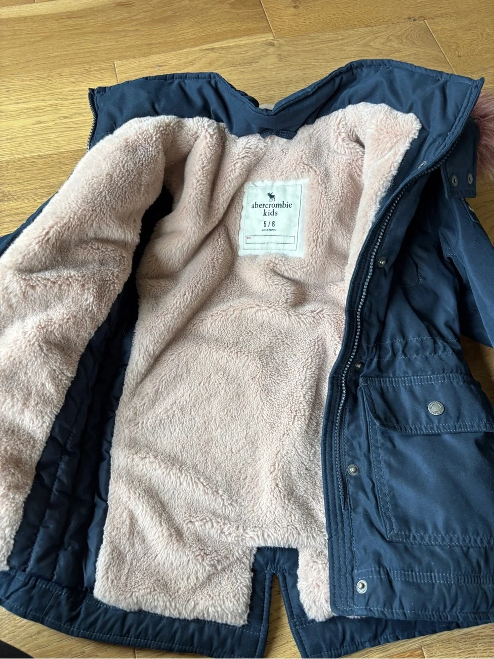Abercrombie kids winter jacket girls 5/6